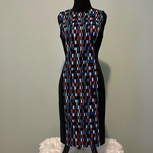 Calvin Klein Multicolor Slim-Illusion Midi Dress